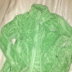 North face fuzzy jacket